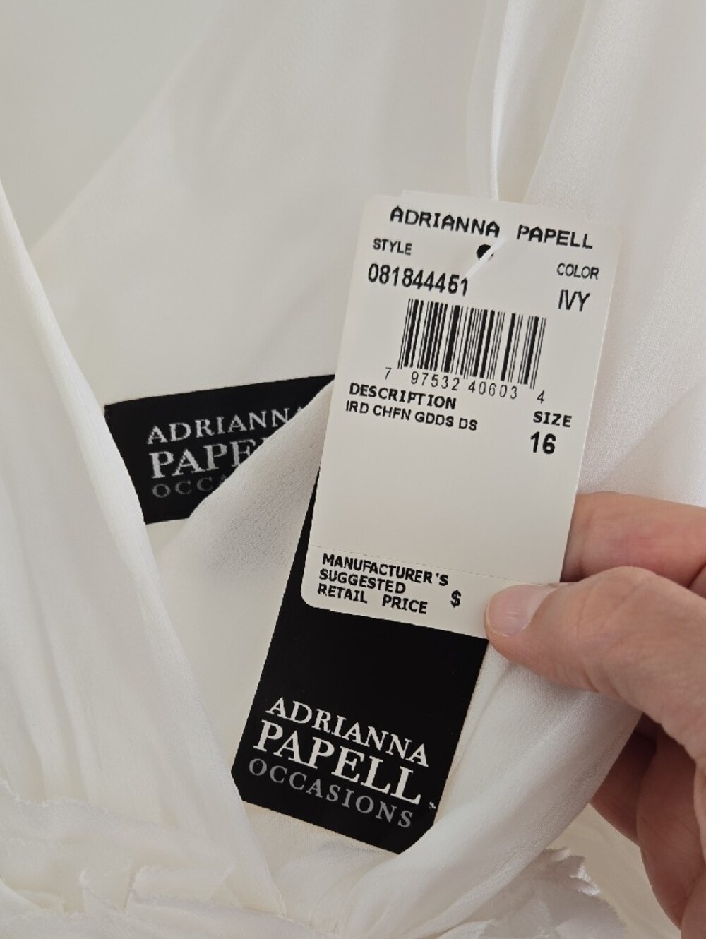 Adrianna Papell Ivory Occasion Dress - Picture 2 of 8